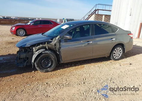 2015 Nissan Sentra S z USA, uszkodzony, nr VIN 3N1AB7AP6FY312862